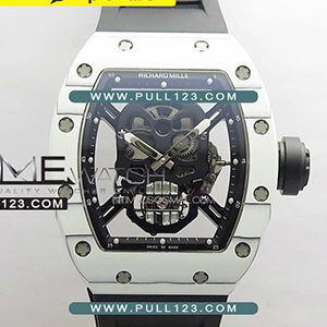 [Seagull tourbillon] Richard Mille RM052 Skull White Carbon Real Tourbillon YS 1:1 Best Edition - 리차드 밀레 RM052 카본 베스트에디션