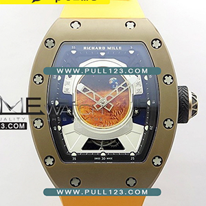 [Seagull tourbillon] Richard Mille RM052-05 Brown Ceramic Real Tourbillon YS 1:1 Best Edition - 리차드 밀레 RM052 세라믹 베스트에디션