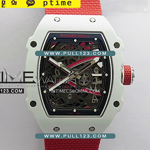 [CRMA7 MOVE] Richard Mille RM67-02 White Carbon 1:1 Best Edtion - 리차드 밀레 카본 세라믹 스켈레톤 베스트에디션