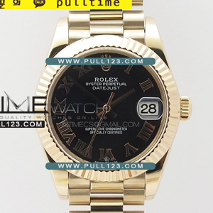 [무브선택] Rolex DateJust 31mm 278275 Ladies RG bp Best Edition - 롤렉스 데이져스트 로즈골드 오토매틱 여성용 베스트에디션 블랙다이얼 로마수자인덱스