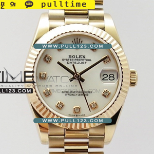 [무브선택] Rolex DateJust 31mm 278275 Ladies RG bp Best Edition - 로렉스 데이져스트 로즈골드 오토매틱 여성용 베스트에디션 쥬빌레베젤 자개다이얼 다이아몬드덱스