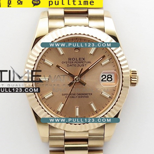 [무브선택] Rolex DateJust 31mm 278275 Ladies RG bp Best Edition - 롤렉스 데이져스트 로즈골드 오토매틱 여성용 베스트에디션 쥬빌레베젤 로즈골드다이얼