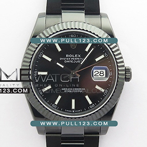 [3235 MOVE] Rolex DateJust 41mm 126334 Blaken DLC VR 1:1Best Edition - 롤렉스 데이져스트 블랙 오토매틱 베스트에디션