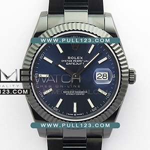 [3235 MOVE] Rolex DateJust 41mm 126334 Blaken DLC VR 1:1Best Edition - 롤렉스 데이져스트 블랙 오토매틱 베스트에디션