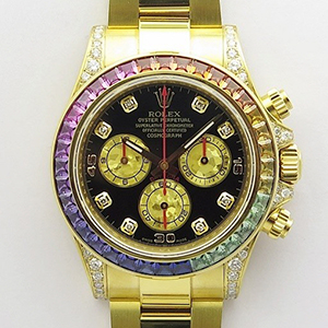 [4130 MOVE] Rolex Daytona 116598 Wrapped YG Case and Bracelet WW 1:1 Best Edition - 롤렉스 데이토나 포금 베스트 에디션