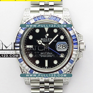 [3285 MOVE] Rolex GMT-Master II Diamonds 904L V3 GM Best Edition - 롤렉스 지엠티 마스터 다이아몬드 베스트에디션