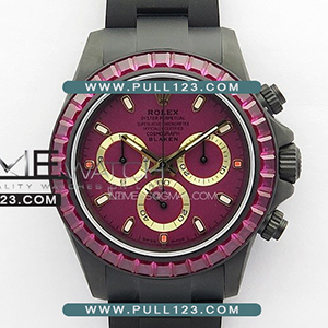 [7750 MOVE] Rolex Daytona T Crystals Bezel 904L DLC APS Best Edition - 롤렉스 데이토나 베스트에디션