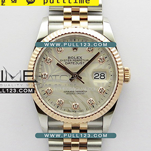 [무브선택] Rolex DateJust 36mm SS/RG 126231 JD 1:1 Best Edition - 롤렉스 데이져스트 오토매틱 베스트에디션