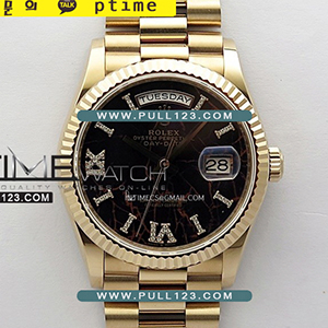 [3255 MOVE] Rolex DayDate 36mm 128235 RG APS 1:1 Best Edition - 로렉스 데이데이트 베스트에디션