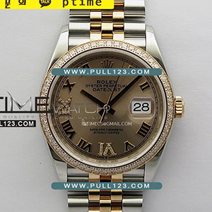 [3235 MOVE] Rolex DateJust 36mm 126281RBR Jubilee Bracelet 904L SS/RG VS 1:1Best Edition - 롤렉스 데이져스트 오토매틱 쥬빌레 브레이슬릿 베스트에디션