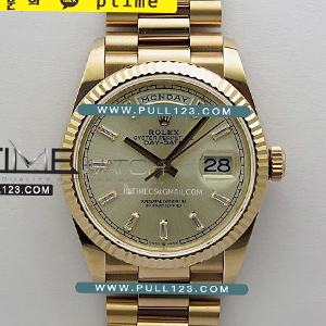 [무브먼트 선택] Rolex DayDate 36mm 128235 Gain Weight RG QF 1:1 Best Edition - 로렉스 데이데이트 베스트에디션