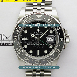 [3285 MOVE] Rolex GMT-Master II 126710 GRNR Black/Gray Jubilee Bracelet 904L SS V3 VSF 1:1Best Edition MD - 롤렉스 지엠티 마스터 이스터스틸  레퍼런스 쥬빌레 베스트에디션