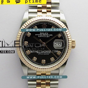 [3235 MOVE] Rolex DateJust 36mm 126231 Jubilee Bracelet 904L SS/RG V2 QF 1:1Best Edition - 롤렉스 데이져스트 텐포인트 쥬빌레 오토매틱 베스트에디션