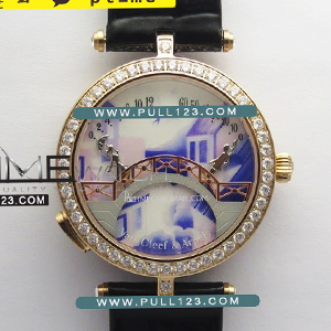 [RONDA QUARTZ] VanCleef & Arpels Lady Pont des Amoureux 38mm RG 5G Best Edition - 반클리프 앤 아펠 레이디 아펠 퐁 데 자모르 베스트에디션